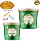 Kit 2 Cera Depilação Profissional Dpeel Pote 300 Gramas + 1 Espátula Acrílica Media Kit 2 Cera Depilação Profissional Dpeel Pote 300 Gramas + 1 Espátula Acrílica Media