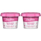 Kit 2 Cera Depilatoria Micro-ondas Rosas Depilflax Buco Axila Virilha Todos Tipos Pele Rapida 200g