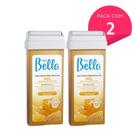 Kit 2 Cera Depilatória Roll On Depil Bella Mel Refil 100g Kit 2 Cera Depilatória Roll On Depil Bella Mel Refil 100g