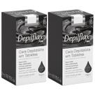 Kit 2 Cera Quente Depilatória Depilação Profissional Negra Depilflax Barra 250g Kit 2 Cera Quente Depilatória Depilação Profissional Negra Depilflax Barra 250g