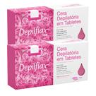 Kit 2 Cera Quente Depilatória Profissional Rosa Depilflax Barra 1Kg Grande Kit 2 Cera Quente Depilatória Profissional Rosa Depilflax Barra 1Kg Grande