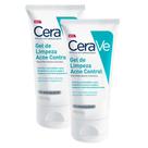 Kit 2 CeraVe Gel de Limpeza Acne Control 140g