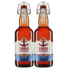 Kit 2 Cerveja Artesanal Imigração 1824 Export 500ml Puro Malte