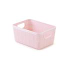 Kit 2 Cesto Multiuso Organizador Rattan 900ml 15cm R.1730