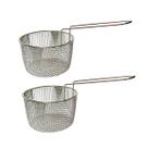 Kit 2 Cestos de Fritura Premium Redondo 14 Cm Fryer Max