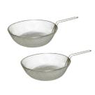 Kit 2 Cestos De Fritura Premium Redondo 32 Cm Fryer Max