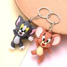 Kit 2 Chaveiro 3D Tom e Jerry Gato e Rato Emborrachado Desenho Animado Personagem Kit 2 Chaveiro 3D Tom e Jerry Gato e Rato Emborrachado Desenho Animado Personagem