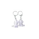 Kit 2 Chaveiros Mini Urso 3D Acessórios para Bolsas e Chaves