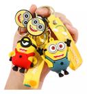 Kit 2 Chaveiros Minions 3d Personagem Chave Carro Bolsa Coleção Desenho