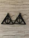 Kit 2 Chaveiros Relíquias da Morte Giratório Impressão 3D Plástico