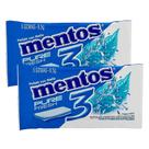 Kit 2 Chiclete Mentos Pure Fresh 3 Sabor Fresh Mint Sem Açúcar 8,5g com 5 Unidades