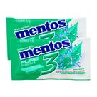 Kit 2 Chiclete Mentos Pure Fresh 3 Sabor Spearmint Sem Açúcar 8,5g com 5 Unidades