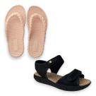 Kit 2 Chinelo Sandália Nylon Tech Nuvem Feminino Ortopédicos