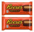 Kit 2 Chocolate com Pasta de Amendoim Reeses Chocolate Peanut Butter Cup 42G