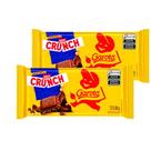 Kit 2 Chocolate Garoto Crunch ao Leite 80g