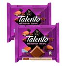 Kit 2 Chocolate Garoto Talento Amêndoas e Passas 85g