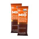 Kit 2 Chocolate Mió Ao Leite com Caramelo e Flor de Sal Zero 20g