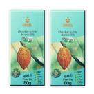Kit 2 Chocolate Orgânico 50% Barra Vegano Sem Lactose Onveg