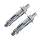 Kit 2 Chumbador CB Parabolt Com Prisioneiro 3/8X80" Bucha Aço Fixação Tijolo Parede Concreto Travamento