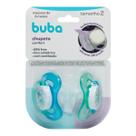 Kit 2 Chupeta Comfort Buba Tamanho 2 Noturna Foguete Kit 2 Chupeta Comfort Buba Tamanho 2 Noturna Foguete