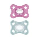 Kit 2 Chupetas Comfort 100% Silicone 0 à 6 Meses Rosa - MAM