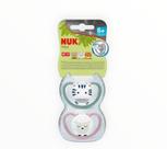 Kit 2 Chupetas Nuk Space Girl 6+ Meses Animaizinhos