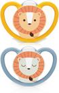 Kit 2 Chupetas Space Silicone 6 a 18 Meses NUK Bico Oral Fit S2