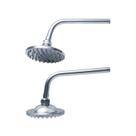 Kit 2 Chuveiros Redondo Articulável Metal Cromado Luxo Civitt