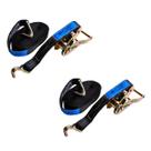 Kit 2 Cinta Catraca Para Amarração de Carga 6m x 25mm 1500kg