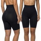Kit 2 Cintas Bermuda Modeladora Loba Lupo Slim Reduz Culote e Levanta Bumbum - Preto - P