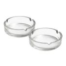 Kit 2 Cinzeiro De Vidro Resistente Bar Casa Luxo Cristal Lisa Kit 2 Cinzeiro De Vidro Resistente Bar Casa Luxo Cristal Lisa