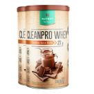 Kit 2 Clean Pro Whey Hidrolisado Chocolate Nutrify 450g