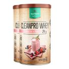 Kit 2 Clean Pro Whey Hidrolisado Frutas Vermelhas Nutrify 450g