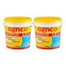 KIT 2 CLORO GENCO 10KG MULTI ACAO - 3 EM 1 UNICO - 10kg KIT 2 CLORO GENCO 10KG MULTI ACAO - 3 EM 1 UNICO - 10kg