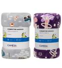 Kit 2 Cobertores Solteiro Camesa Mágico Brilha no Escuro Cor:Ginástica-Tratores Kit 2 Cobertores Solteiro Camesa Mágico Brilha no Escuro Cor:Ginástica-Tratores