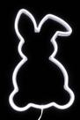 Kit 2 Coelhos LED Neon Luz Decorativa Infantil Festa Vitrine -