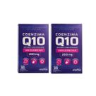 Kit 2 Coenzima Q10 Ubiquinona 200mg 30 Cápsulas -Ecofitus