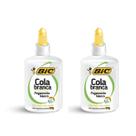 Kit 2 Cola Branca Líquida Escolar Lavavel Volta as Aulas BIC 90g Kit 2 Cola Branca Líquida Escolar Lavavel Volta as Aulas BIC 90g