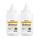 Kit 2 Cola branca Polar 500g Compactor, não tóxica e lavável