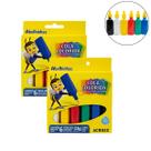 kit 2 Cola Colorida Acrilex Liquido 6 cores 23g cada