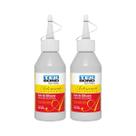 Kit 2 Cola de silicone para artesanato Tek Bond transparente 100ml