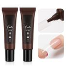 Kit 2 Cola De Unha Postiça Sólida Em Gel Tips Alongamento 20g