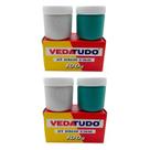Kit 2 Cola Epóxi Vedatudo 100g Reparos Caixa D'água Piscina Tubos Kit 2 Cola Epóxi Vedatudo 100g Reparos Caixa D'água Piscina Tubos