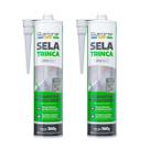 Kit 2 Cola Pu Branco Veda Sela Trinca Barone 360g