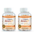 Kit 2 Colágenos DermUp Verisol e Vitaminas Maxinutri 90 Capsulas