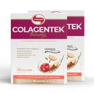 Kit 2 Colagentek Beauty Vitafor 30 Sachês 3,5g Maçã Com Canela