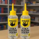 Kit 2 Colas Silicone Líquida Rendicolla 250g Alta Fixaçao