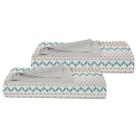 Kit 2 Colchas Casal Queen Teka Allegro 90 fios 240x230 cm