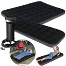 Kit 2 Colchões Inflavel Casal 300Kg Solteiro 150kg Bomba Ar