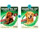 Kit 2 Coleira Cão Contra Pulga Carrapato M1 Coleira G König